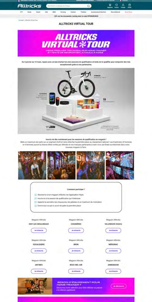 Landing page